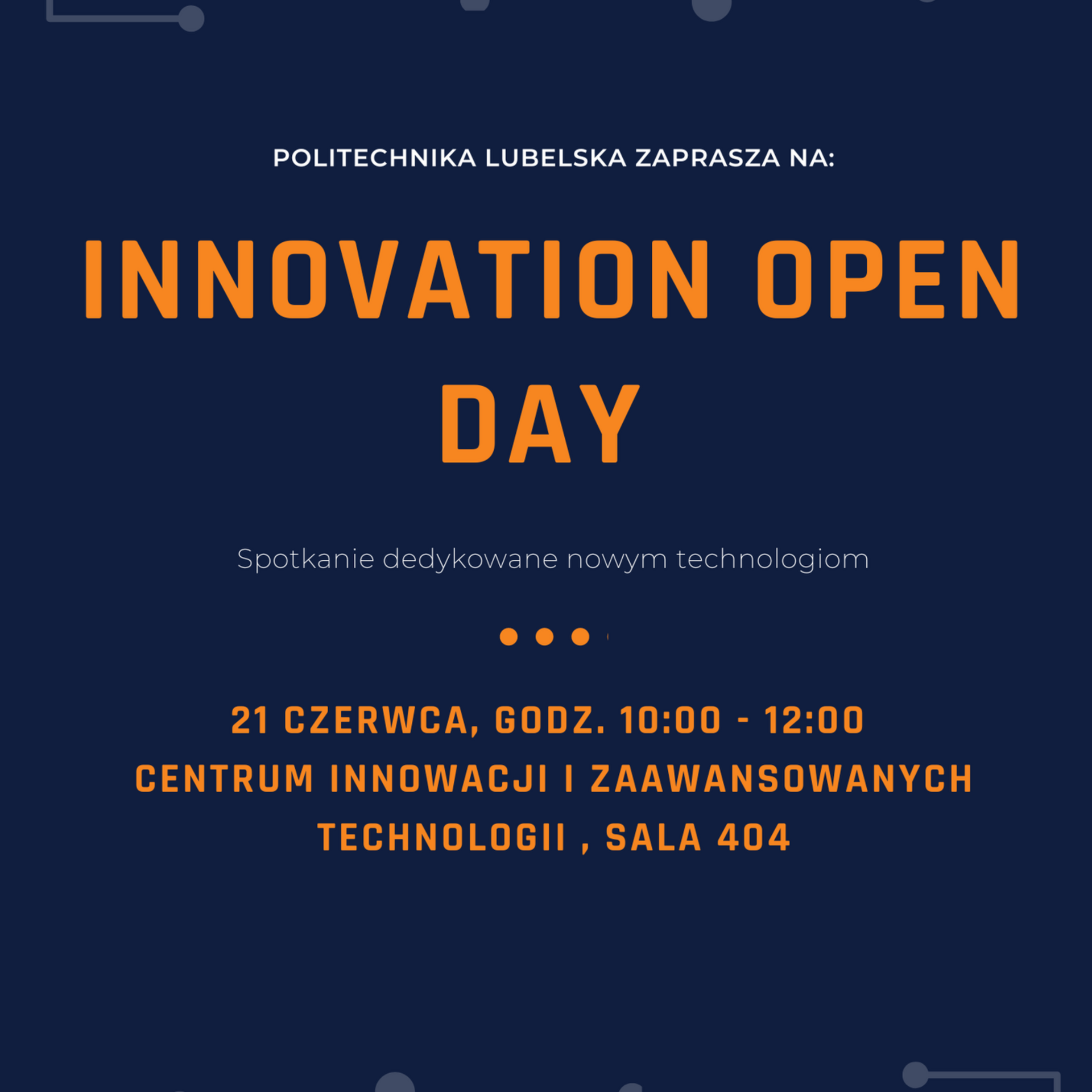 Plakat Innovative Open Day