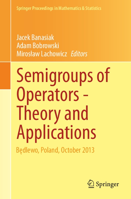 Okładka książki Semigroups of Operator Theory and Applications