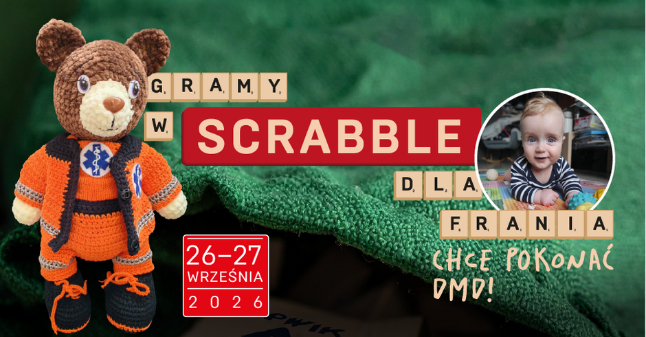 Zagraj z nami w SCRABBLE dla Frania!